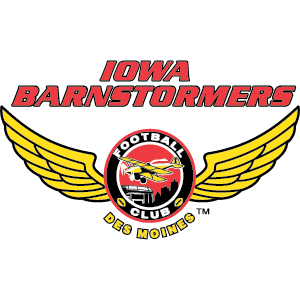 Iowa Barnstormers Game Used ARENA FOOTBALL HELMET AFL RARE