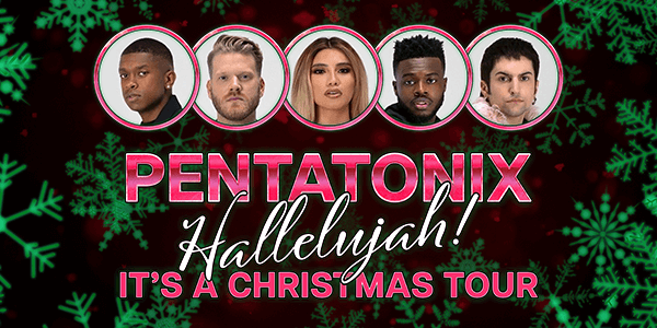 Image of Pentatonix holiday tour graphic