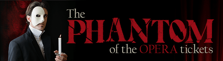 Shop The Phaontom of the Opera tickets now.