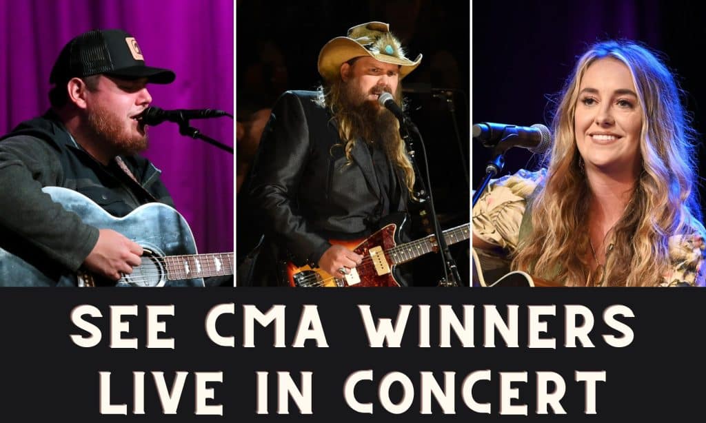 See the CMA winners live in concert, shop tickets now.